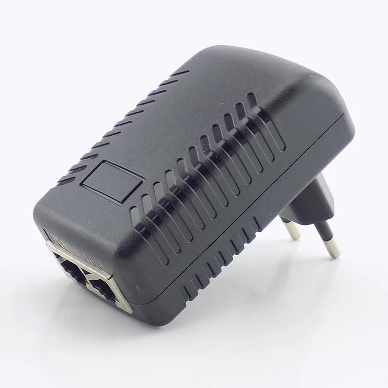 POE инжектор DC 48 В 0.5A 24 Вт 12 В 1A Poe источник питания адаптер-форсунка переключатель для ip-камеры Wifi настенное зарядное устройство US/EU штекер