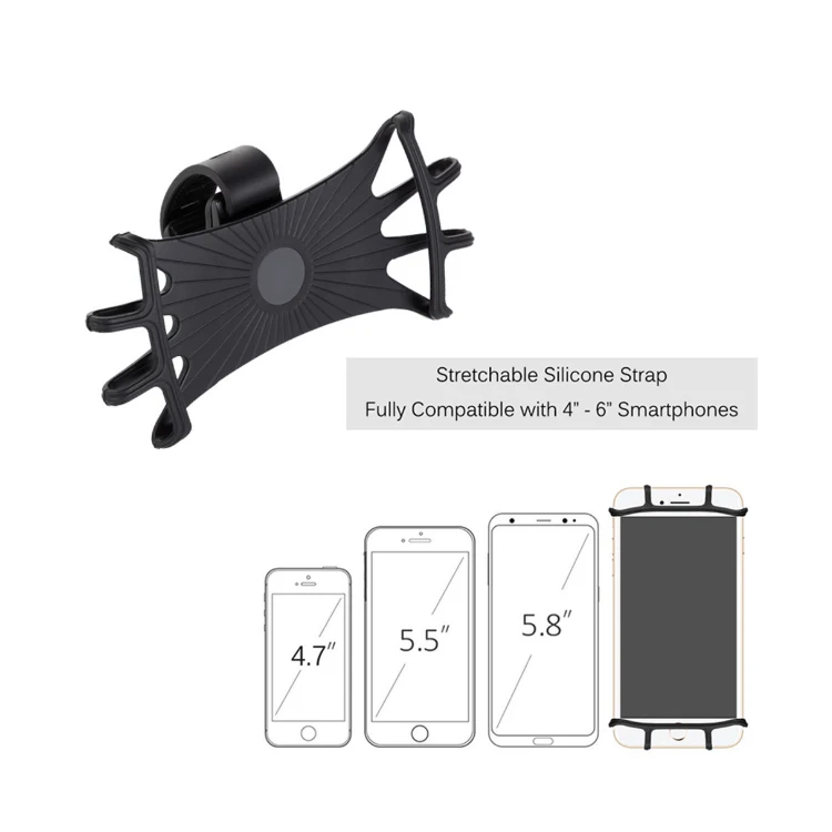 Силиконовый держатель для телефона Xiaomi m365 Pro/Ninebot g30 аксессуары вращающийся на 360