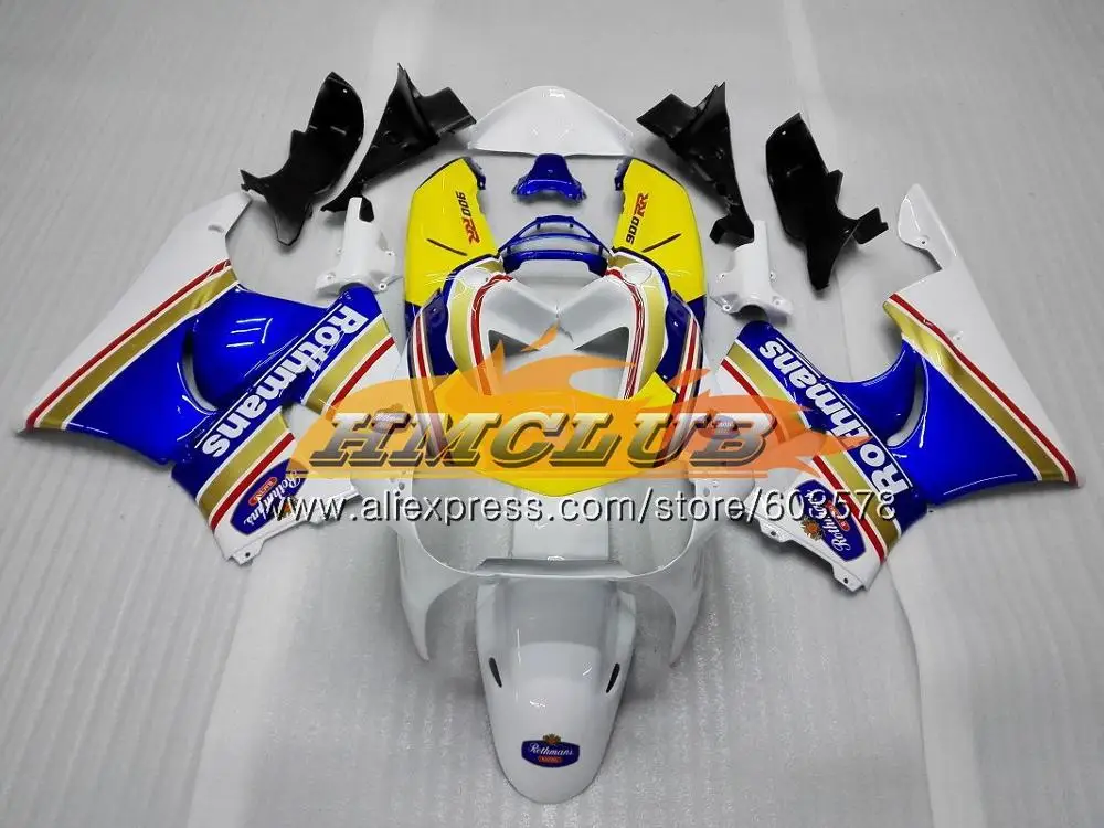 Body For HONDA CBR 919RR CBR900 RR CBR 919 RR 1998 1999 78CL.14 CBR900RR CBR919RR CBR 900RR CBR919 RR 98 99 Fairing White Blue - Цвет: No. 8
