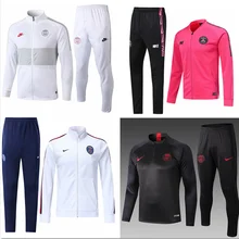 Тренировочная куртка пальто psg футбольные майки 19/20 MBAPPE NEYMAR JR CAVANI VERRATTI KIMPEMBE AC PSG комплект курток футбольная майка