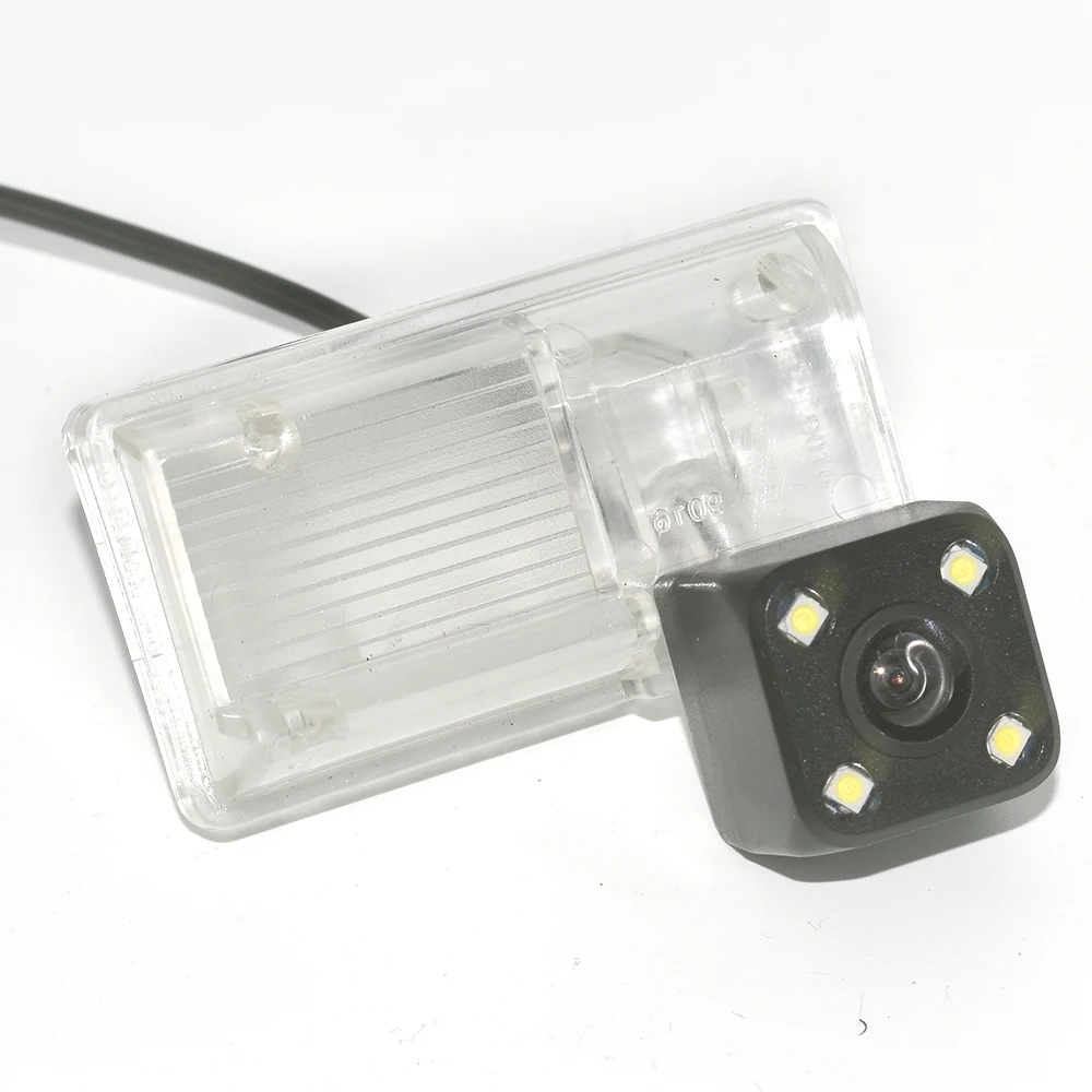 ZJCGO HD CCD Автомобильная камера заднего вида для парковки с функцией ночного видения, водонепроницаемая камера для Toyota Crown S200, тринадцатая 2008~ 2012 - Название цвета: 4-LED