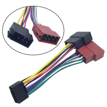 

Wire Harness Adaptor for Kenwood Car Stereo Radio ISO Connector 16Pin Plug Cable