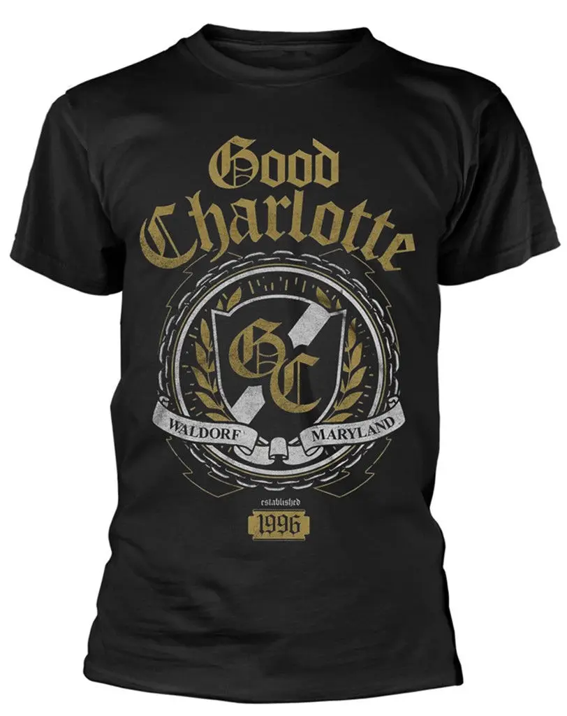 Футболка GOOD CHARLOTTE ɼrest ' новые футболки Nuevo Y поверхностные Забавные топы