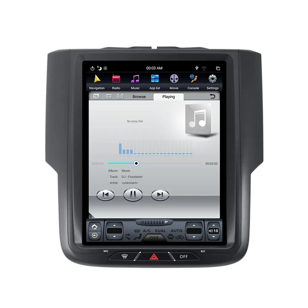 Aotsr 10," вертикальный экран Android 8,1 автомобильный DVD мультимедийный плеер gps для DODGE Ram- стерео, головное устройство Bluetooth wifi