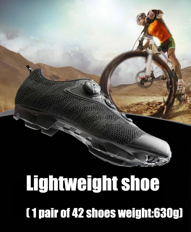 Tiebao Cycling Shoes Sapatilha Ciclismo Mtb  Men sneakers Lightweight Self-locking bicicleta chaussure vtt Mountain Bike Shoes
