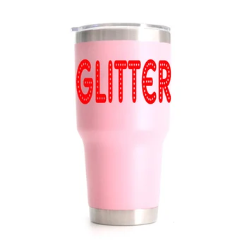 

Glitter Blank Double wall stainless steel mug cup water bottle car cup print logo mug