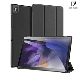 Dux ducis luxo tablet estojo para samsung galaxy tab a8 2021 tpu inteligente sleep wake domo série trifold suporte capa protetora