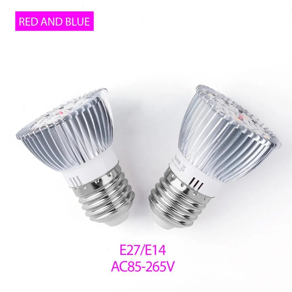 

E27 Grow LED Plant Light E14 Full Spectrum LED Bulb 18W 28W Greenhouse LED Growing Lights For Indoor Flower Seedling Phyto Lamp