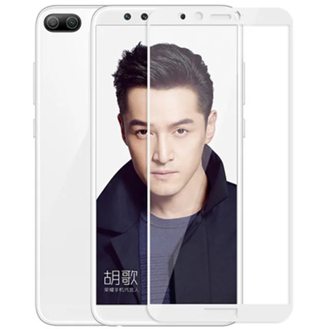 White Протектор экрана для Huawei Honor 9 Lite V9 V10 закаленное защитное стекло на Honor 9 Light V 9 10 9 Lite полная крышка защитная пленка - Цвет: White