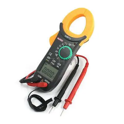 

Volt Current Resistance Frequency Digital Clamp Multimeter w Test Lead
