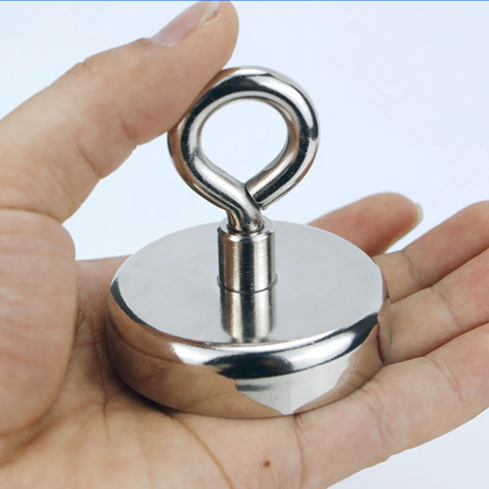 Новый круглый неодимовый сильный супермагнит спасательный магнит глубоководные