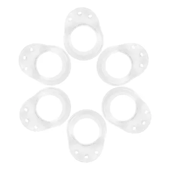 

6PCS Transparent Protectors Door Handle Bumpers Buffer Guard Stoppers Silencer Crash Pad Doorknob Lock Protect Walls #Y5