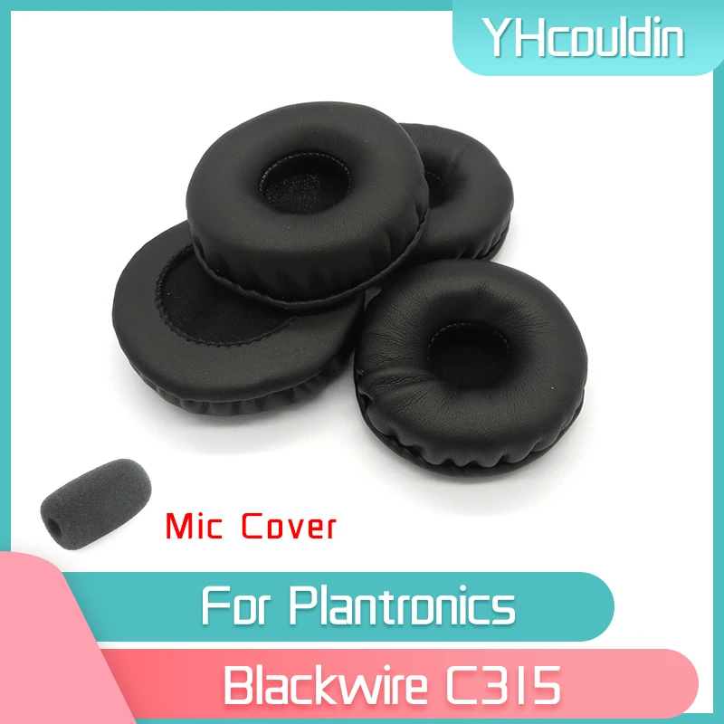 

YHcouldin Earpads For Plantronics Blackwire C315 Headphone Accessaries Replacement Wrinkled Leather