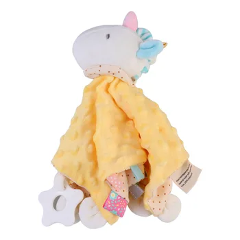 

1pcs Toy Colorful Sleeping Soft Funny Unicorn Towel Baby Soothing Towel Chewing Towel for Girl