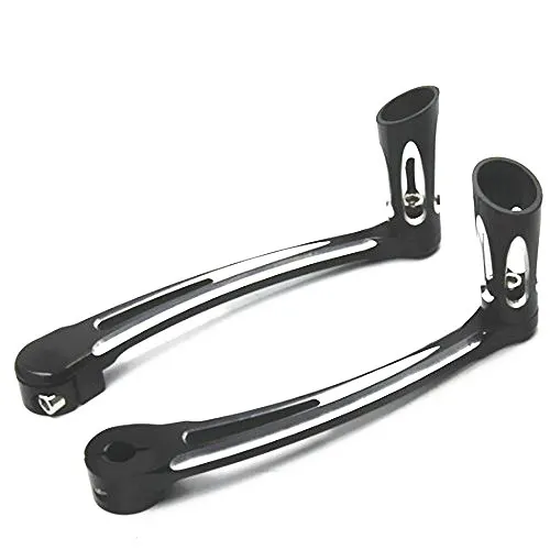 2x CNC рычаг переключения для носка, пятки W/перевертышки для Harley Electra Glide Fatboy FLTRX FLHT FLH FL Road King Softail