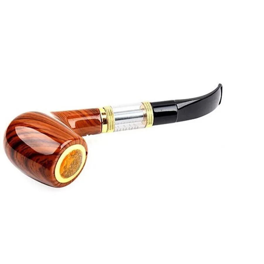 Электронная сигарета мини ePipe 618 VAPE комплект Электронная курительная трубка 618 пара с деревом встроенный в одном 18650 аккумулятор перезаряжаемая электронная трубка