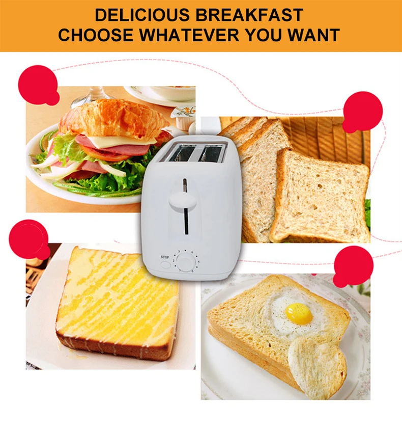 800 Вт автоматический Электрический Макин хлеб тостер песок инструмент для завтрака для семьи 6 передач Регулируемая кухонная машина