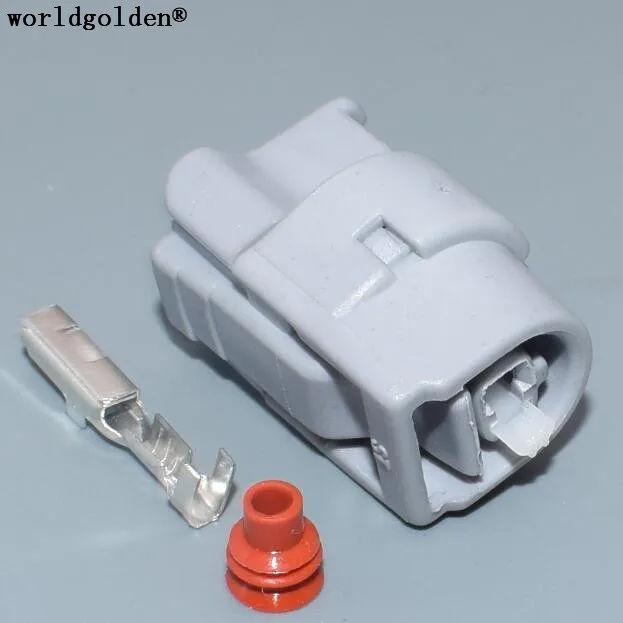 

Worldgolden 1 Pin 90980-11428 6189-0445 Female Auto Temperature Sensor Connector Automotive Socket For Toyota 2JZ