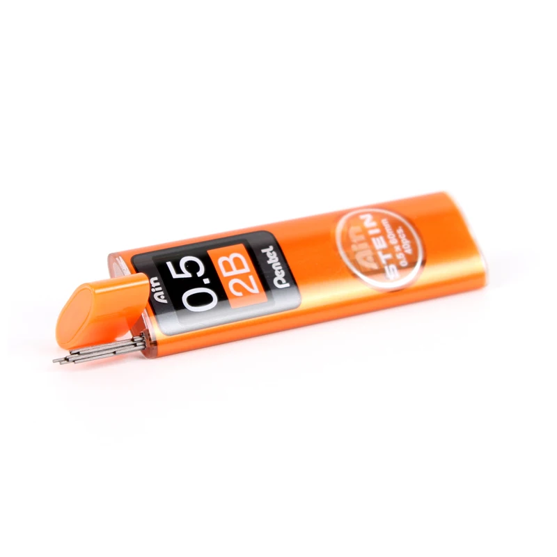 Pentel 4 трубки/партия Stein усиленный кремниевый карандаш 0 5*60 мм 2H H HB B 2B 3B 4B для