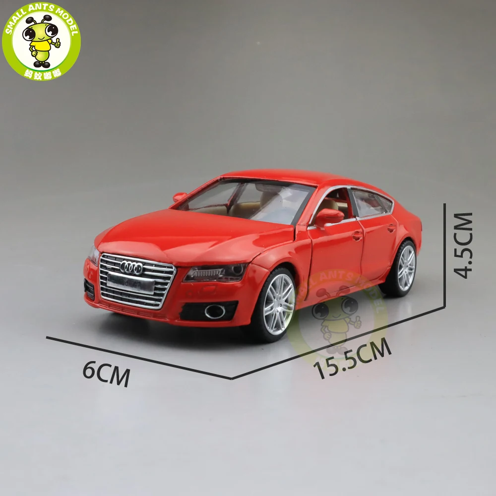 1/32 Audi A7 литая под давлением Модель автомобиля игрушки для детей Детское звуковое освещение Вытяните назад Подарки