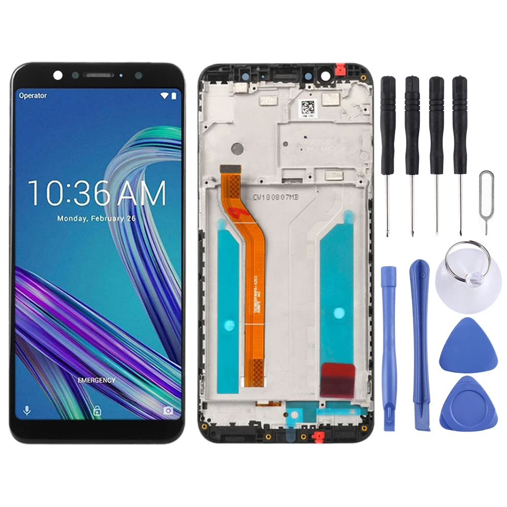 Дигитайзер для ЖК-экрана в сборе с рамкой Asus ZenFone Max Pro M1 ZB601KL ZB602KL деталь сенсорного