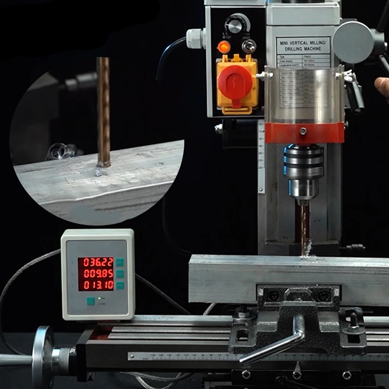 Small Drilling And Milling Integrated Machine Desktop Multi-function Drilling Machine Adjustable Speed Metal Processing 500W