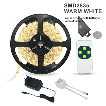

YOLUXZM LED Strip Light SMD2835 12V LED light strip Warm White 300leds waterproof Ribbon Tape light 5m 10m 15m 20m for bedroom