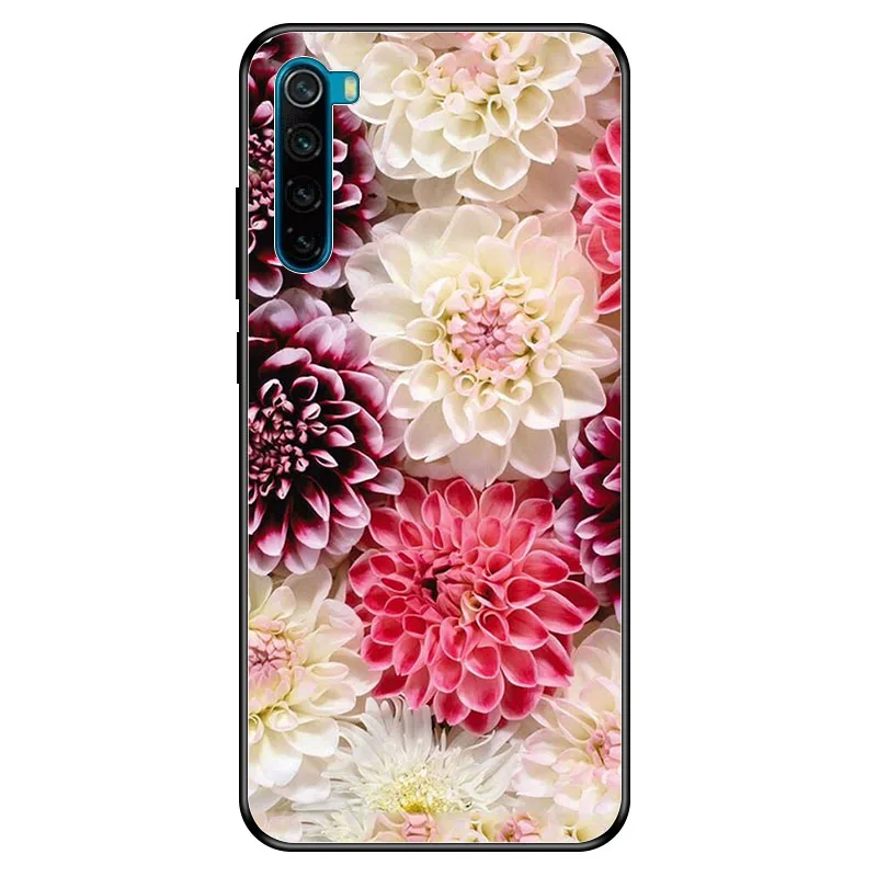 Geruide 6,3 дюймов для xiaomi redmi note 8 чехол, закаленное стекло чехол cubierta para 6,53 дюймов xiaomi redmi note 8 pro Чехол - Цвет: A021