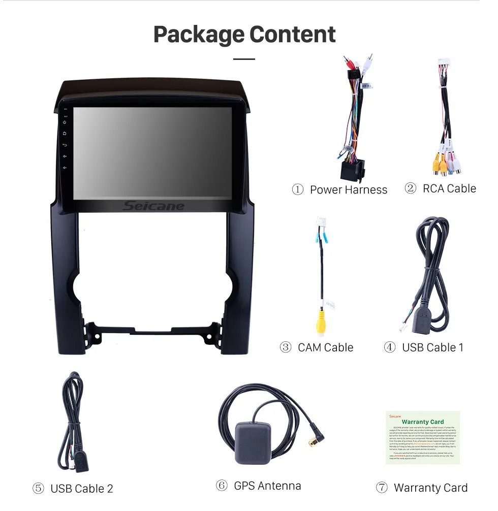 Excellent Seicane Android 9.0 Navi HD 10.1" 2Din GPS Car Radio For KIA Sorento 2009 2010 2011 2012 Touchscreen Multimedia Player Head Unit 14