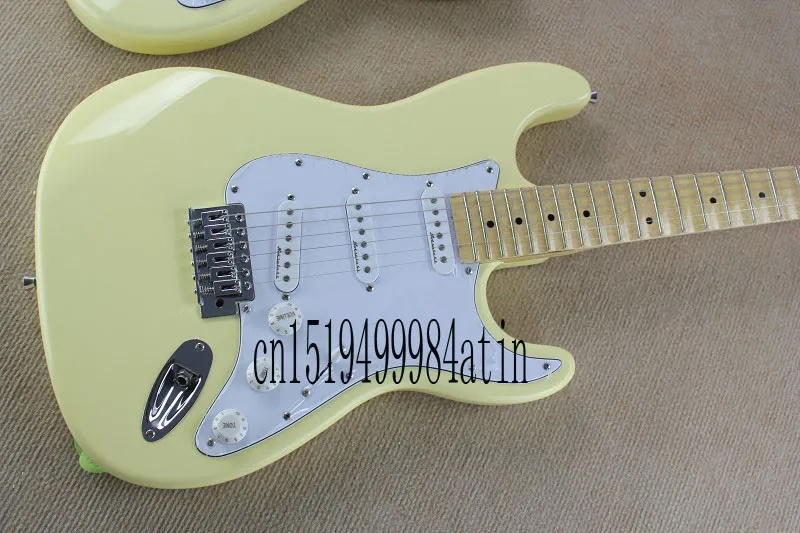 Электрогитара Scalloped Maple Fingerboard 22 Лады Профессиональный паз высокое качество Yngwie