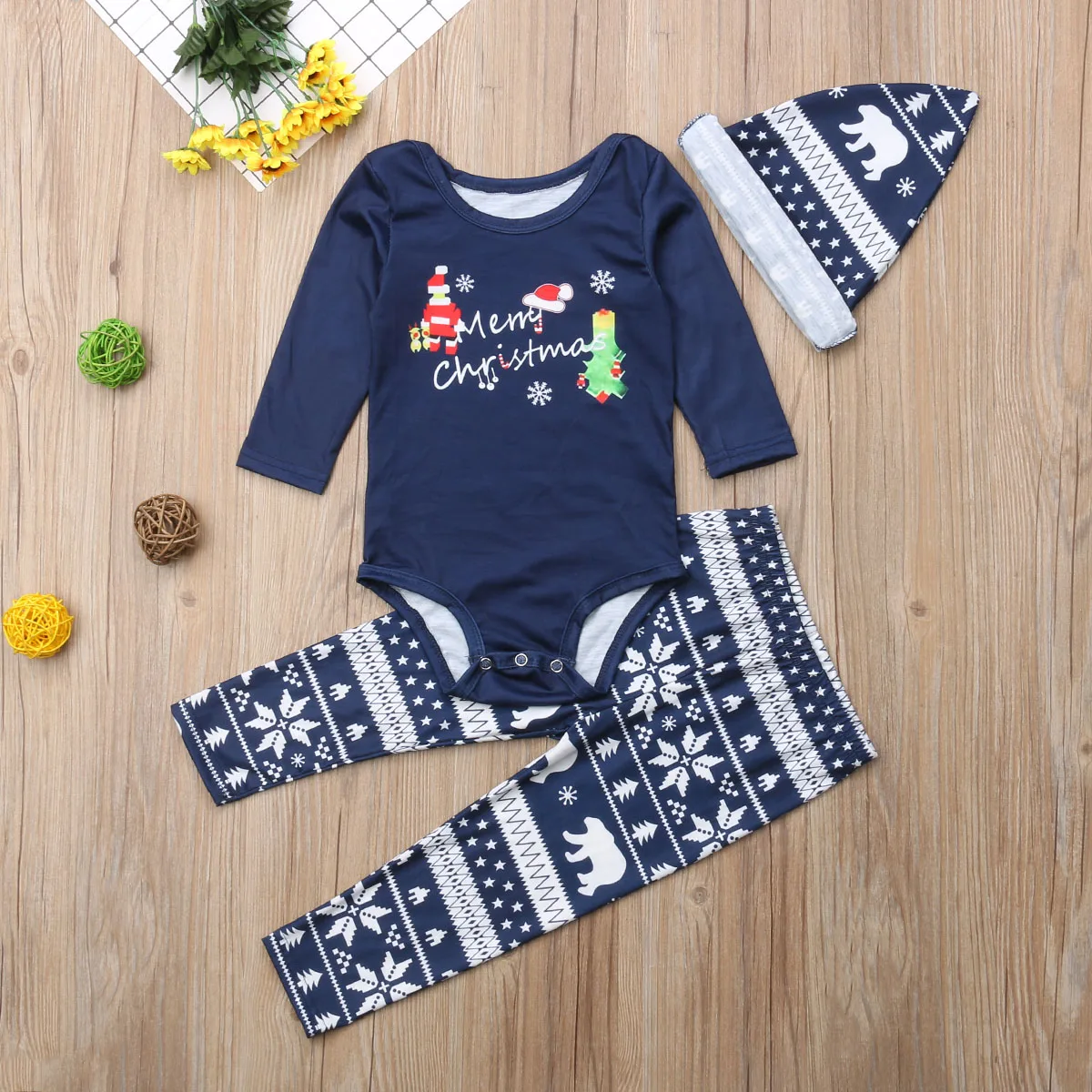 Комплект одинаковых рождественских пижам для всей семьи; одежда для сна для мамы и ребенка; одежда для сна