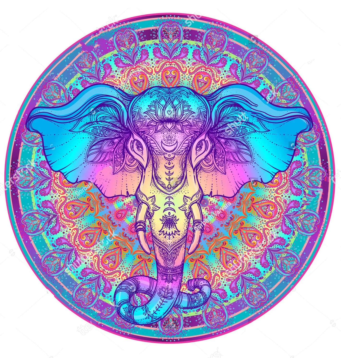 

JMINE Div 5D Мандала слон цветок полный Алмазный рисунок наборы для вышивки крестиком искусство Высокое качество цветочный 3D Рисунок алмазами