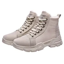 CHAMSGEND/Полусапоги, увеличивающие рост; женские повседневные ботинки; женские ботинки; рыцарские ботинки