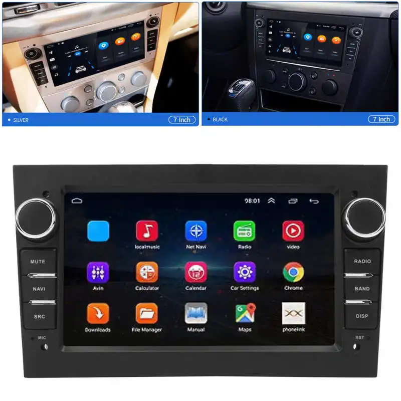 7in navegação do carro auto gps áudio player de vídeo para android 9.1 apto para opel vauxhall corsa/antara/astra