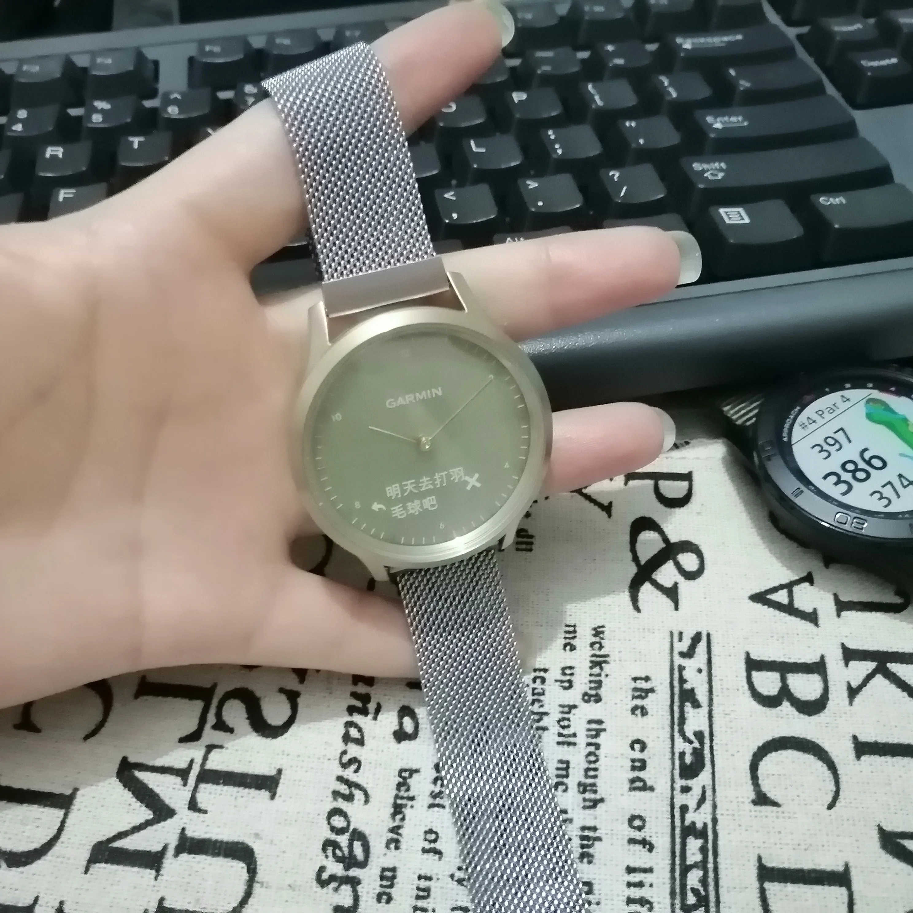 Garmin Vivomove Hr Pulsera Garmin Hr Fitness Tracker Gps Tracking