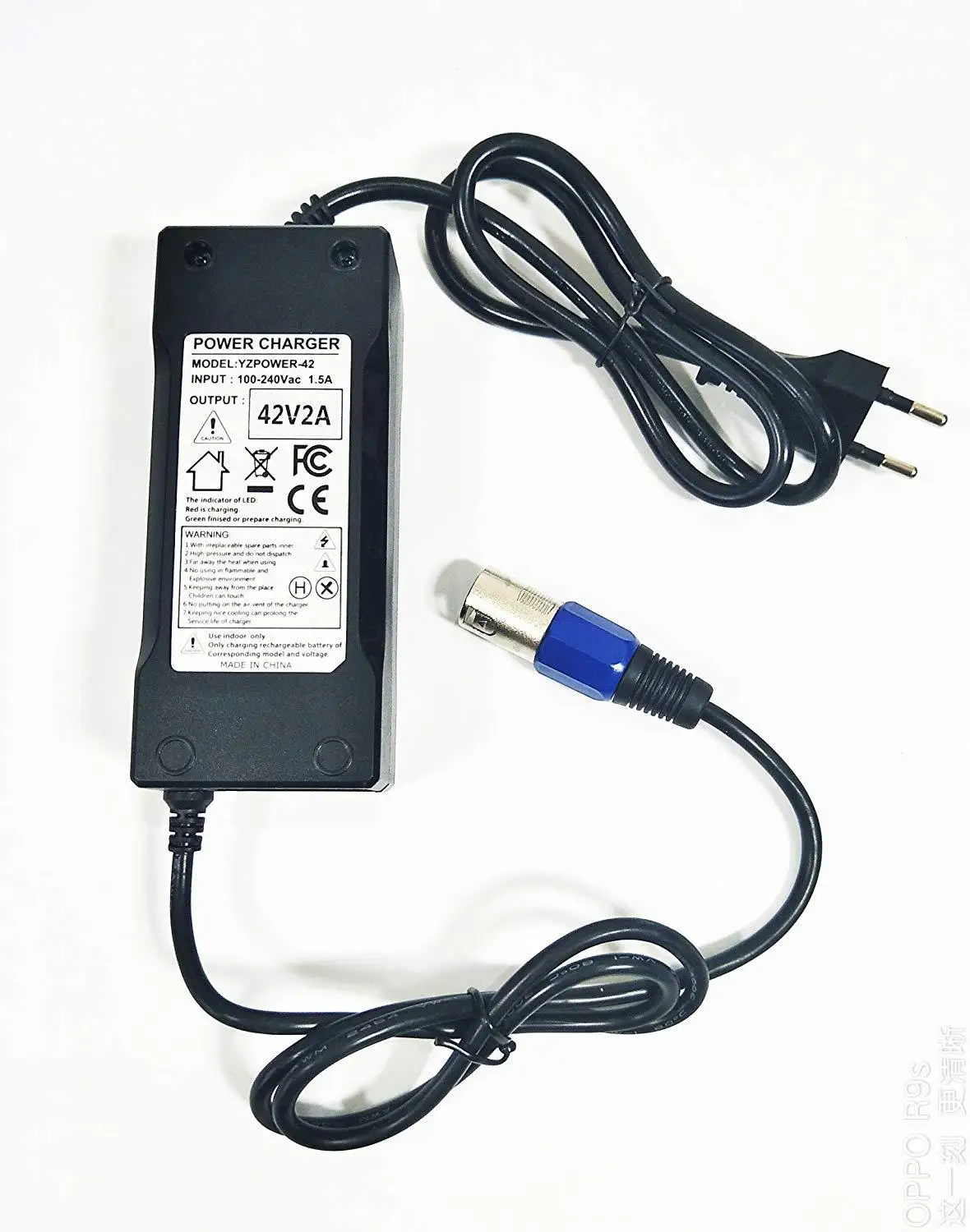 

MYMOTO 36 V 2 A E-Bike Scooter Electric Vehicle Lithium Battery Charger Input 100-240 V