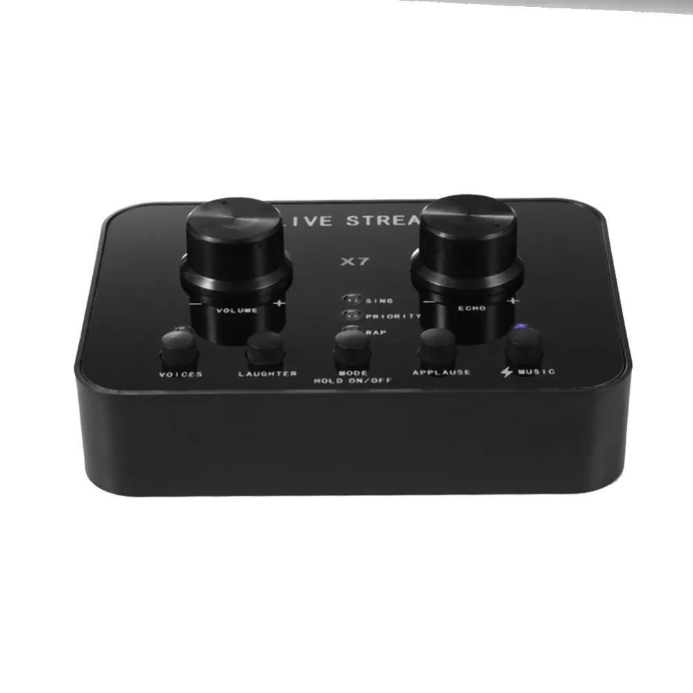 ALLOYSEED V8 аудио USB микрофон гарнитуры трансляция Live звуковая карта 112 виды Электрический звуковой трансляции для телефона компьютер PC аудиокарта звуковая карта внешняя звуковая карта