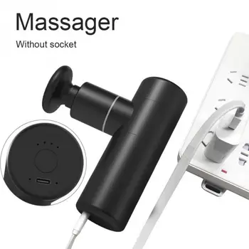 

1 set Massage Gun Deep Muscle Massager Muscle Pain Body Neck Massage Exercising Relaxation Slimming Shaping Pain Relief