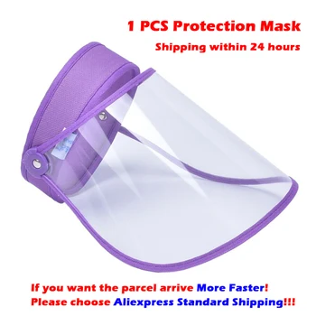 

Anti-Virus Mask Anti-Droplet Saliva Empty Top Hat Isolation Safety Face Protection Proof Mask UV Protection Sun Hat Dust-proof