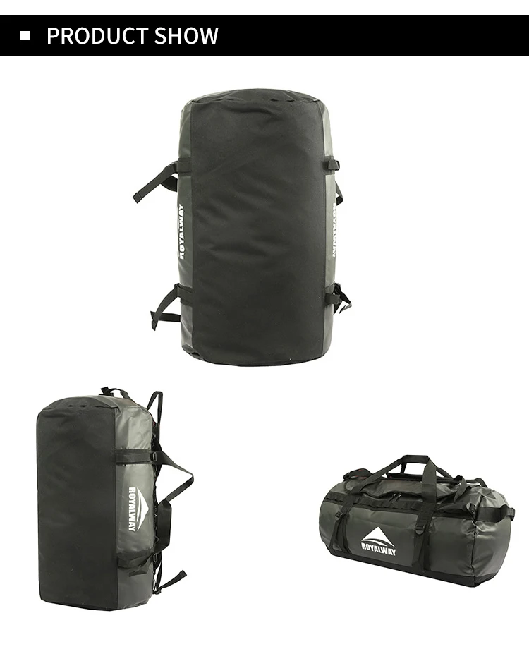 ROYALWAY New Gym Bags Unisex Foldable Fashion One Shoulder Bag for Fitness Enthusiasts Waterproof Sports Bags RPBB0307G