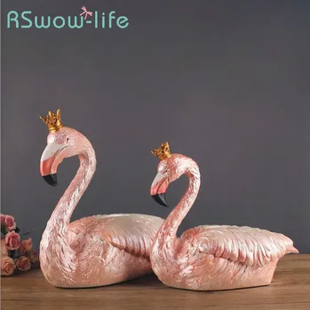 

Creative Storage Tissue Boxes Decoration Resin Crafts Flamingo Napkin Holder Box Tissue Box Holder For Home Storage