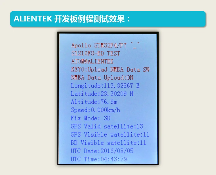 Gps+ Beidou двойной модуль позиционирования S1218 20 Гц отправить STM32 данные