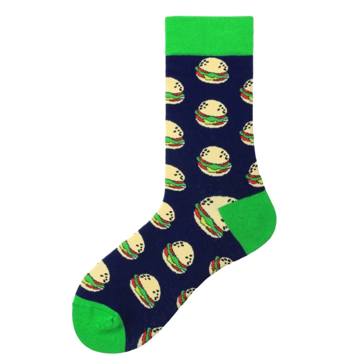 Набор из 3 женских инновационных носков Burger Avocado Funky fуд серия Happy Socks Новинка JL