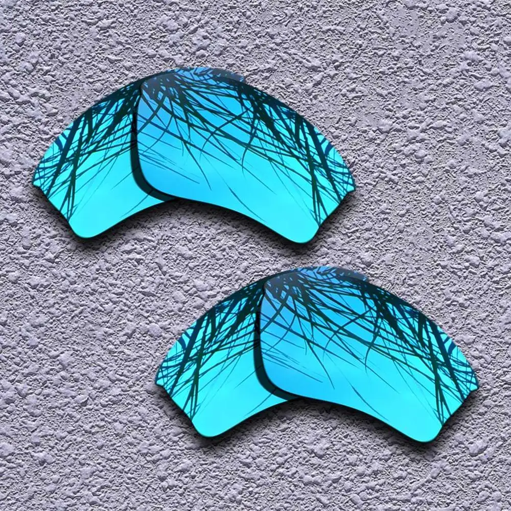 2 Pairs Polarized Replacement Lenses for Oakley Half Jacket XLJ Sunglasses- Multiple Choices - Цвет линз: Blue-Blue