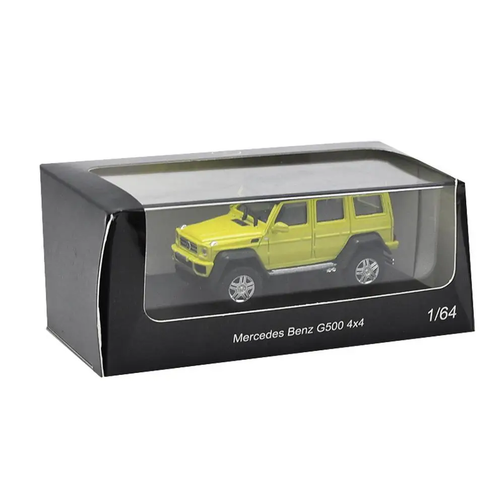 1/64 Mercedes Benz G Class G500 4X4 SUV желтый литой автомобиль Модель Коллекция игрушек