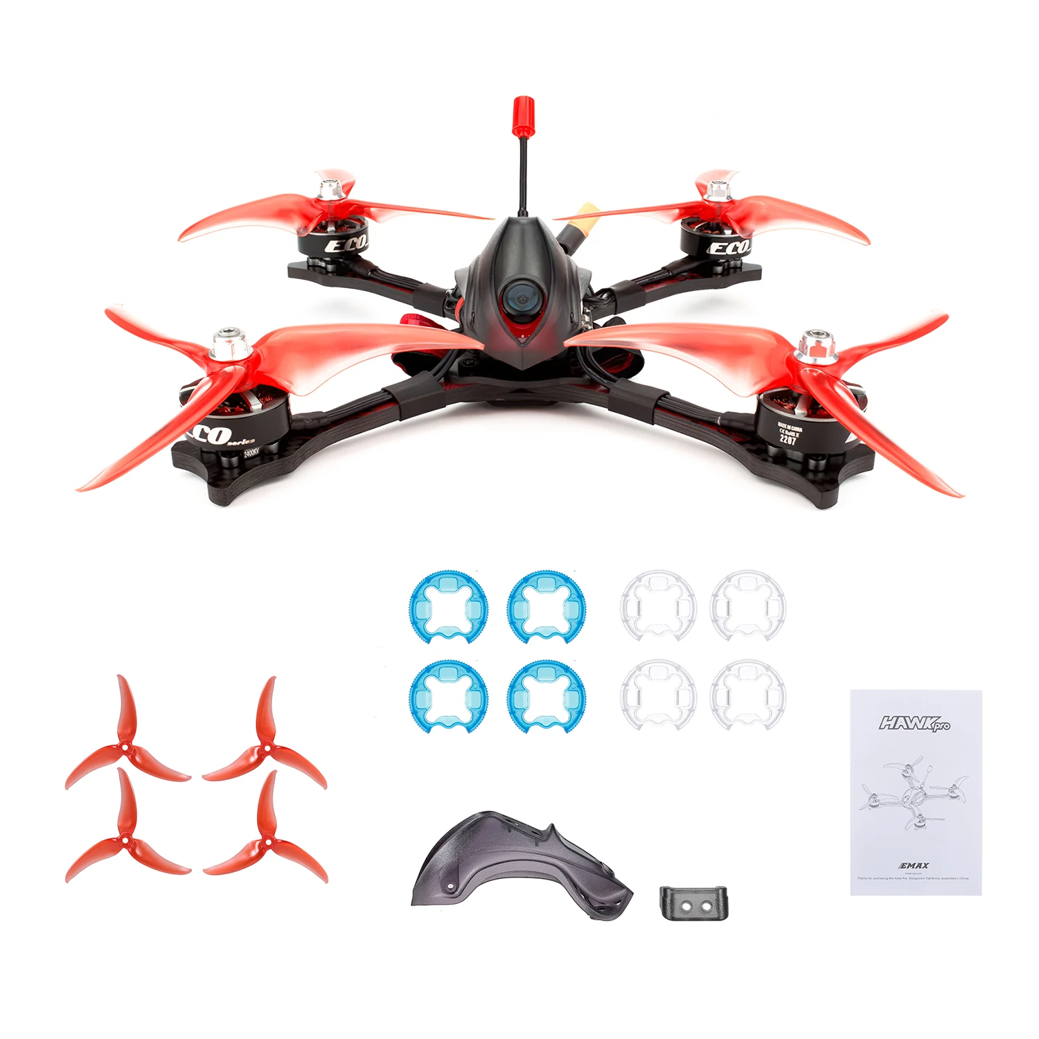 EMAX Hawk Sport FPV гоночный Дрон с камерой 1200TVL 2207 2400KV бесщеточный двигатель 35A ESC F4 крошечный D8 FrSky приемник BNF