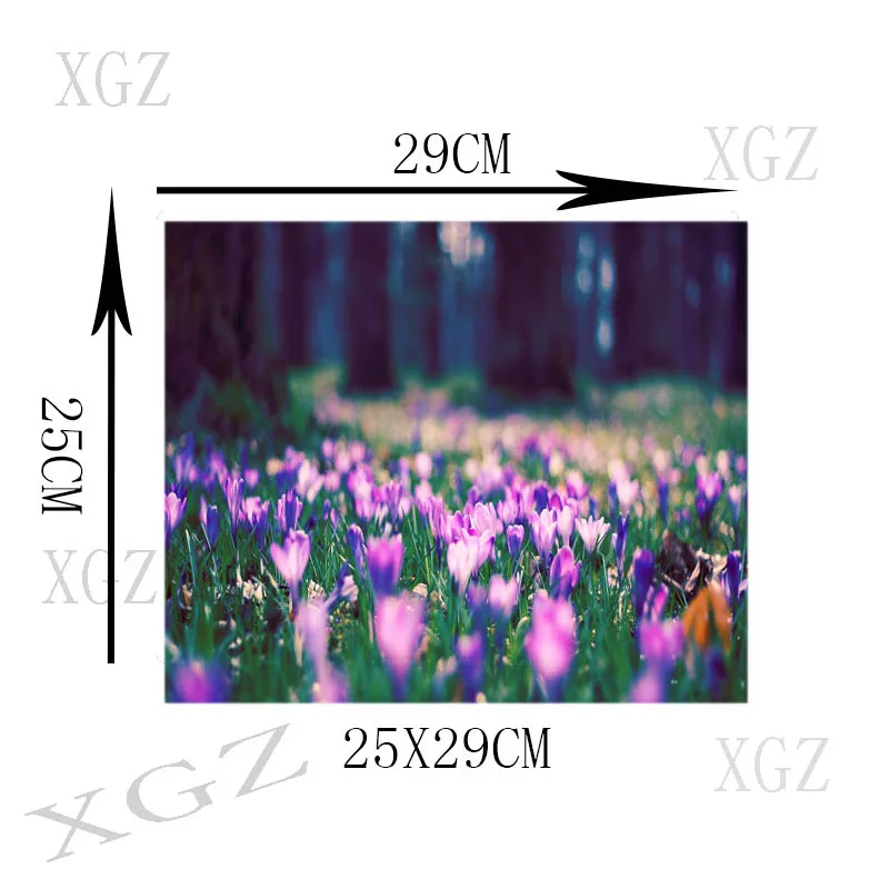 XGZ на заказ игровой большой коврик для мыши с блокировкой края красивый фиолетовый цветок морской коврик для ноутбука резиновый Универсальный Противоскользящий ковер