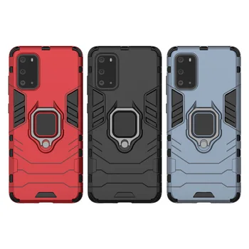

50pcs Magnet Suction Armor Hard Case Cover Stand For Samsung Galaxy S20 Ultra Note 10 Lite A01 A11 A21S A31 A41 A51 A71 A81 A91