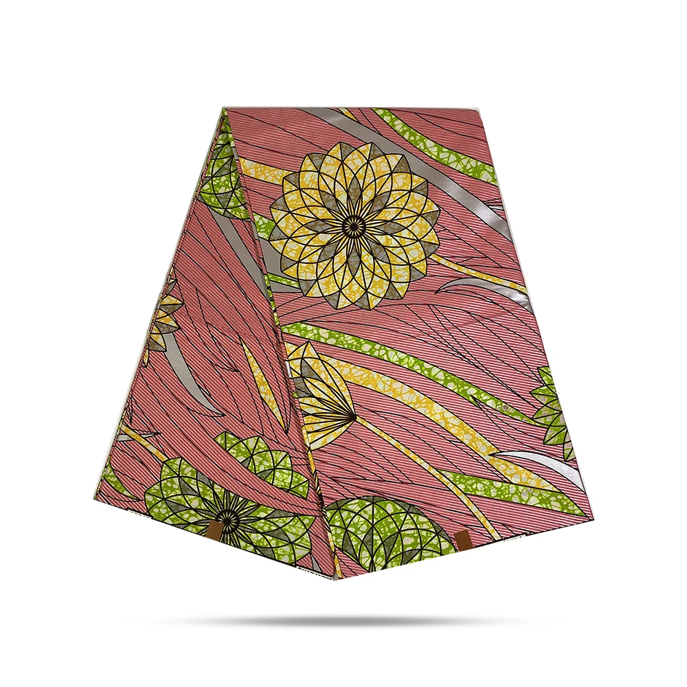 

Wax fabric Ankara real wax printed in Holland Africa fabric all cotton material for Africa traditional culture dresses 6 yards