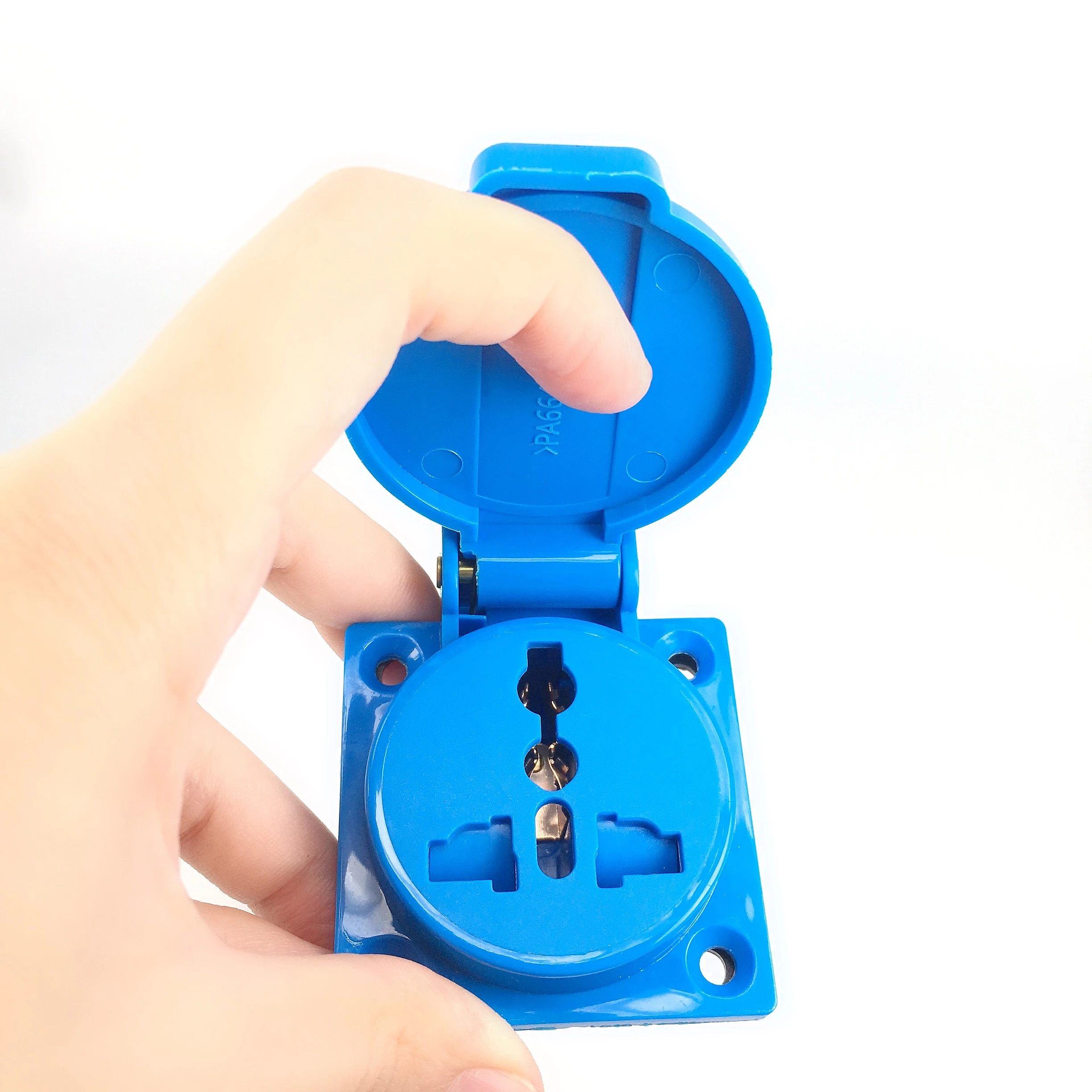 EU US AU UK Universal Waterproof Industrial Socket 10A 250V IP44 AC